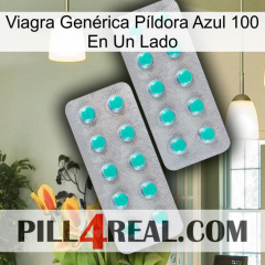 Viagra Genérica Píldora Azul 100 En Un Lado 29